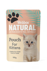 Webbox Natural Pouch, For Kittens 100g | 864488N